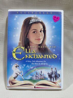 Ella Enchanted DVD Fullscreen Anne Hathaway Family Fantasy Adventure